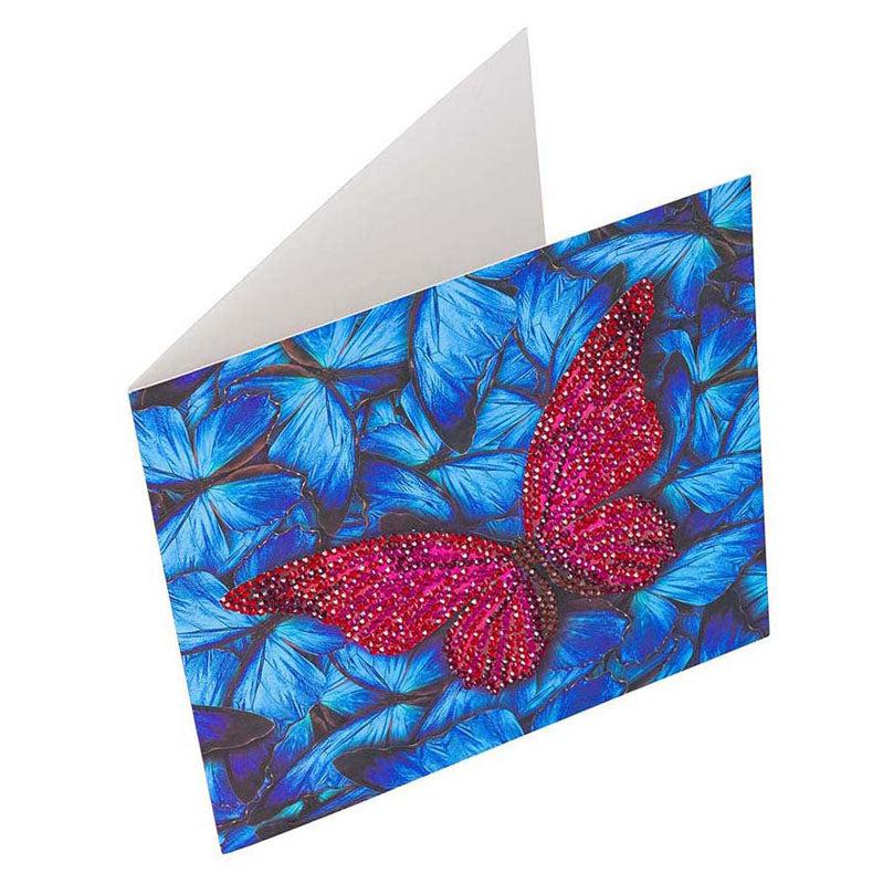 Butterfly Crystal Art Card Kit Craft Buddy