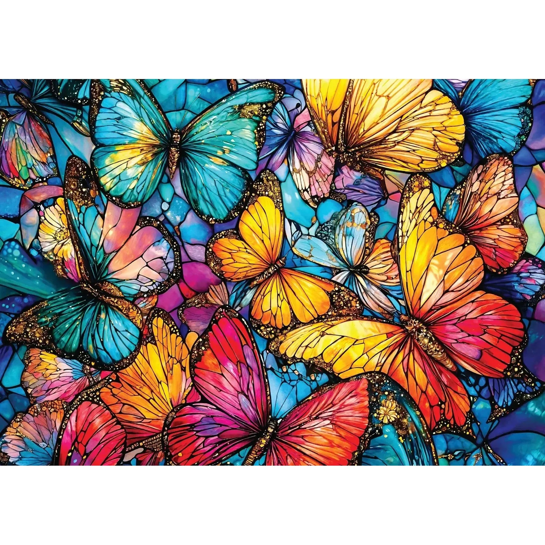Butterfly Extravaganza 1000 Piece Jigsaw Puzzle Enjoy