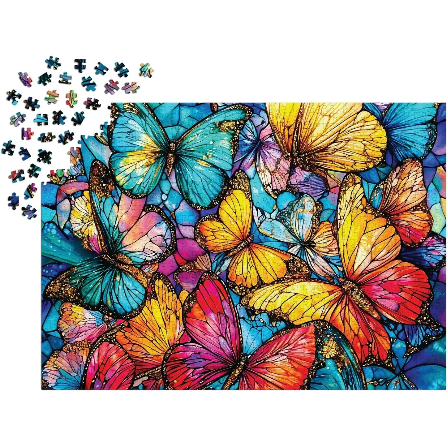 Butterfly Extravaganza 1000 Piece Jigsaw Puzzle Enjoy