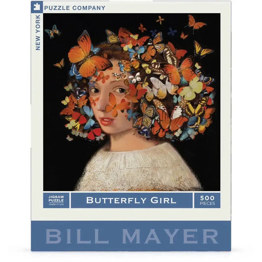 Butterfly Girl by Bill Mayer 500 Piece Jigsaw Puzzle NYPC