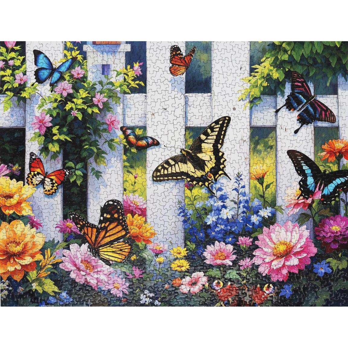 Butterfly Haven 1000 Piece Jigsaw Puzzle Springbok