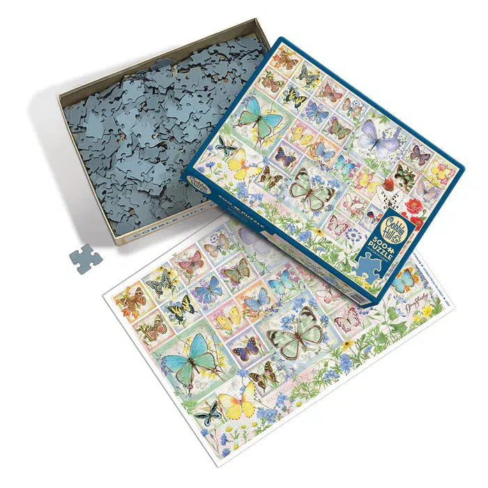 Butterfly Tiles 500 Piece Jigsaw Puzzle Cobble Hill