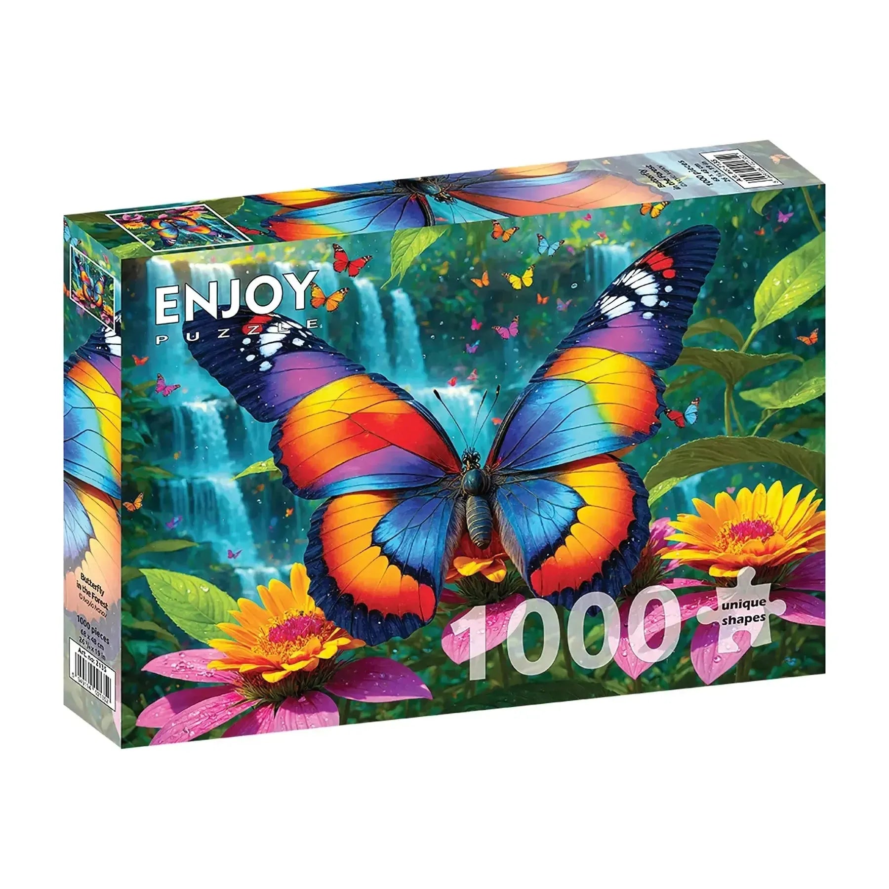 Butterfly in the Forest 1000 Piece Jigsaw Puzzle Enjoy