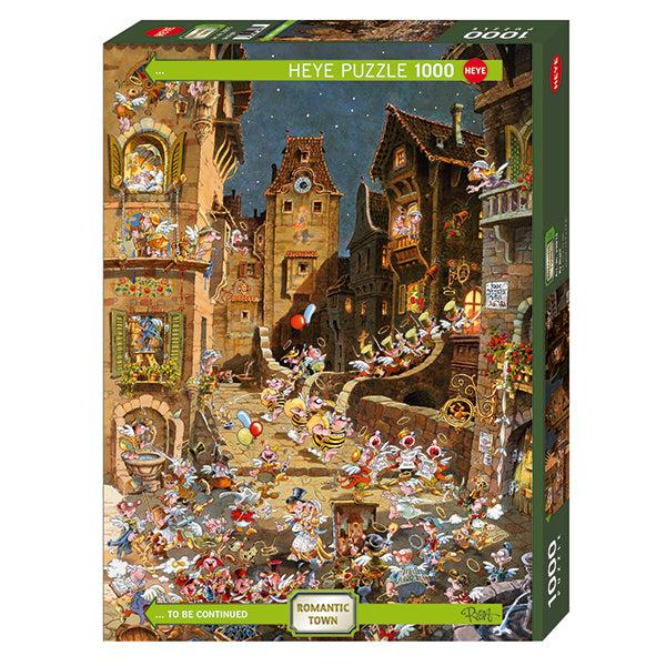 By Night Romantic Town 1000 Piece Jigsaw Puzzle Heye