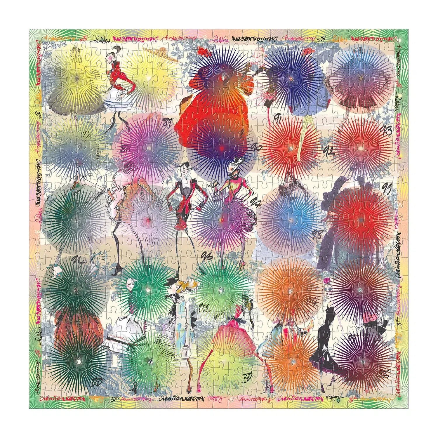 C. Lacroix Heritage Photocall 500 Piece Double Sided Jigsaw Puzzle Galison