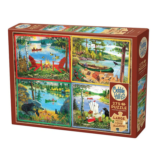 Cabin Country 275 Large Piece Jigsaw Puzzle Cobble Hill