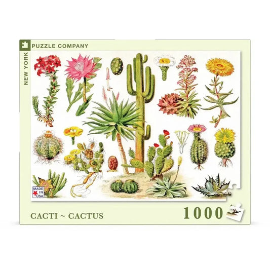 Cacti ~ Cactus 1000 Piece Jigsaw Puzzle NYPC