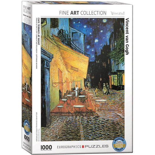 Café Terrace at Night 1000 Piece Jigsaw Puzzle Eurographics