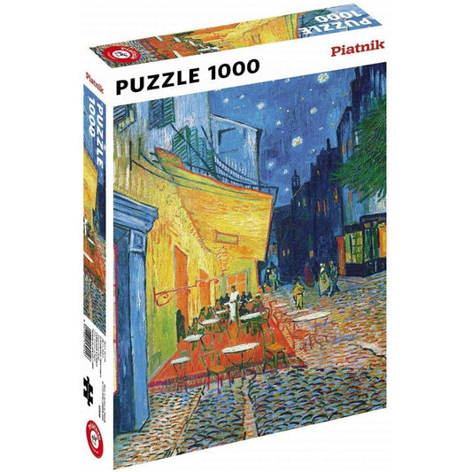 Cafe Terrace at Night 1000 Piece Jigsaw Puzzle Piatnik