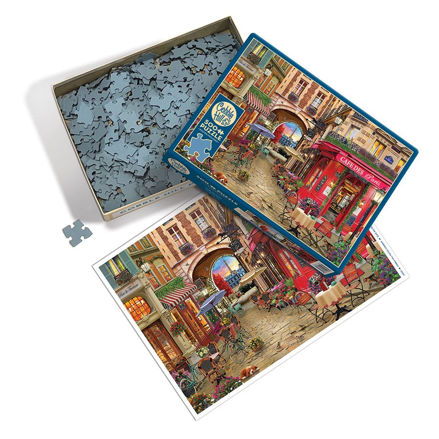 Café des Paris 500 Piece Jigsaw Puzzle Cobble Hill