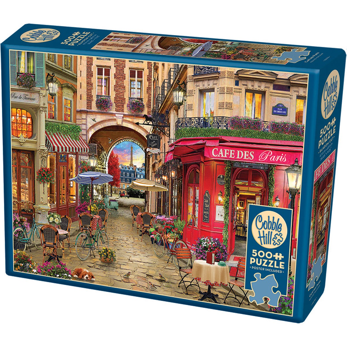 Café des Paris 500 Piece Jigsaw Puzzle Cobble Hill