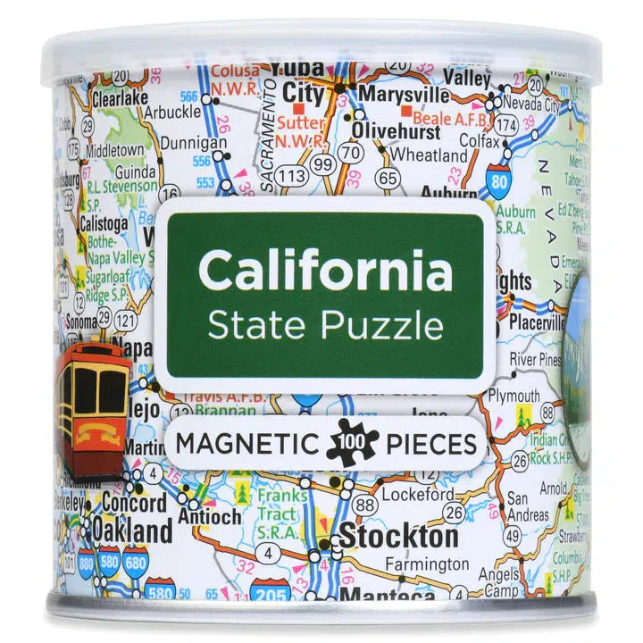 California State 100 Piece Magnetic Jigsaw Puzzle Geotoys