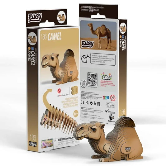 Camel 3D Cardboard Model Kit Eugy