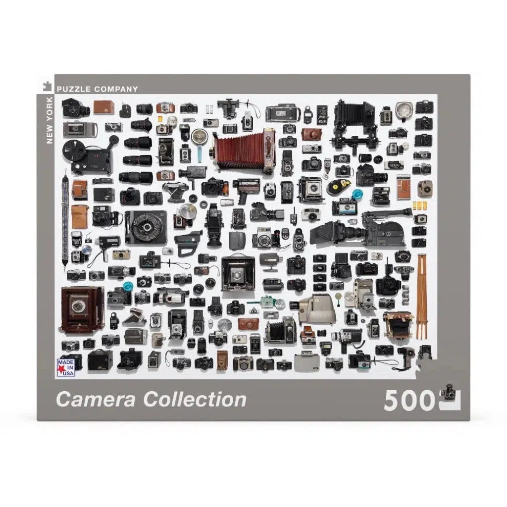 Camera Collection 500 Piece Jigsaw Puzzle NYPC