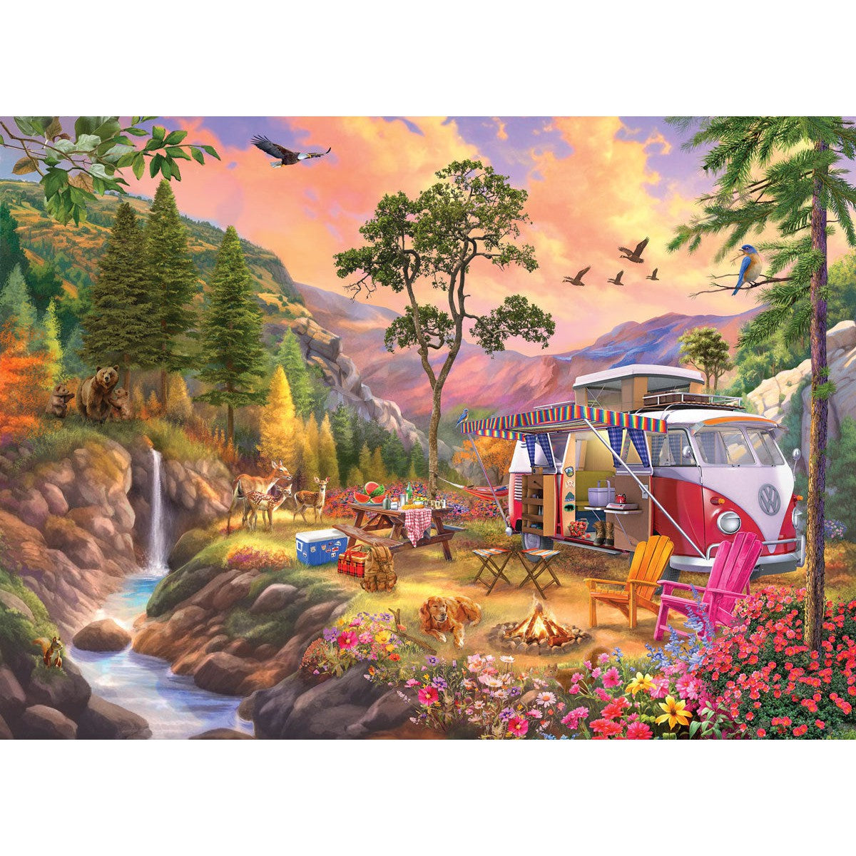 Camper's Paradise 1000 Piece Jigsaw Puzzle Eurographics