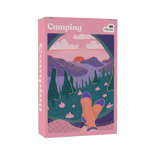 Camping 99 Piece Mini Jigsaw Puzzle Puzzledly
