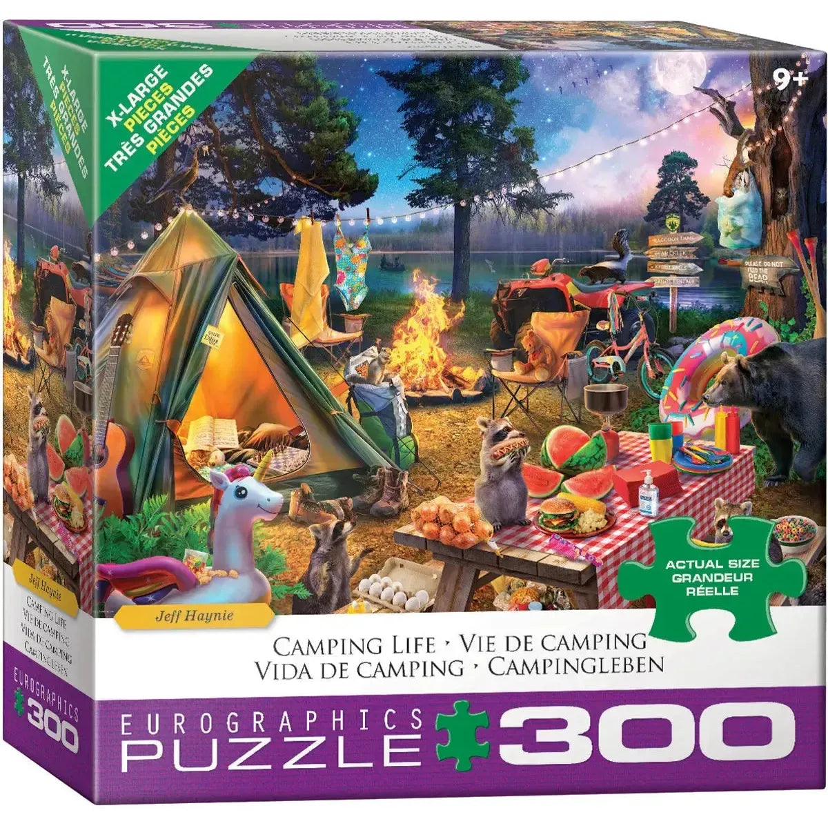 Camping Life 300 Piece Jigsaw Puzzle Eurographics
