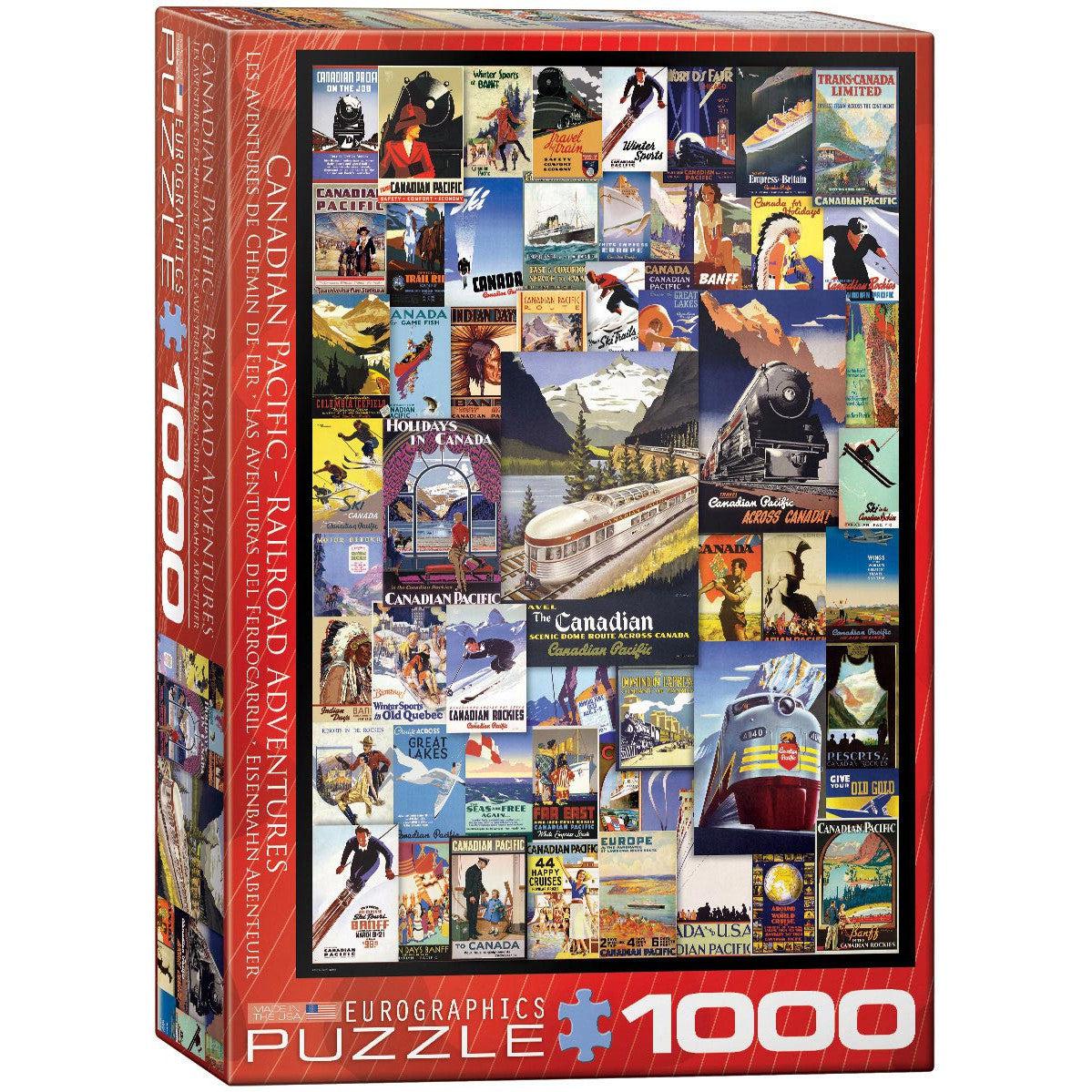 Canadian Pacific Railway Adventures 1000 Piece Jigsaw Puzzle Eurographics