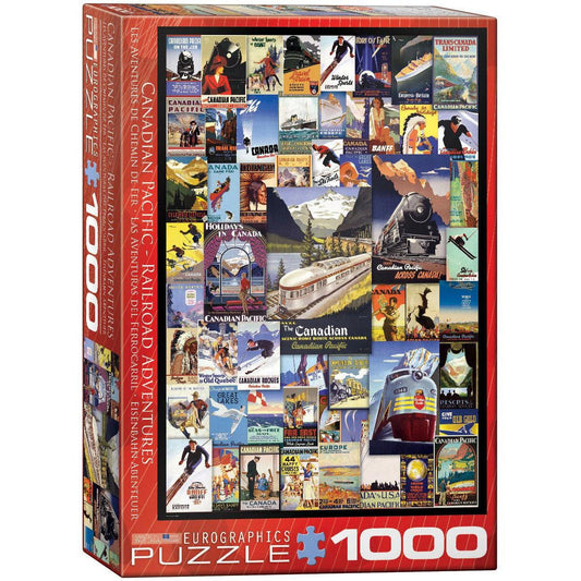 Canadian Pacific Railway Adventures 1000 Piece Jigsaw Puzzle Eurographics