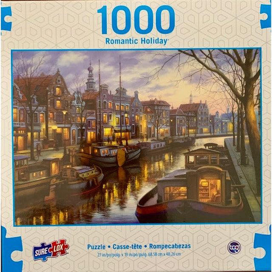 Canal Life Romantic Holiday 1000 Piece Jigsaw Puzzle Sure Lox