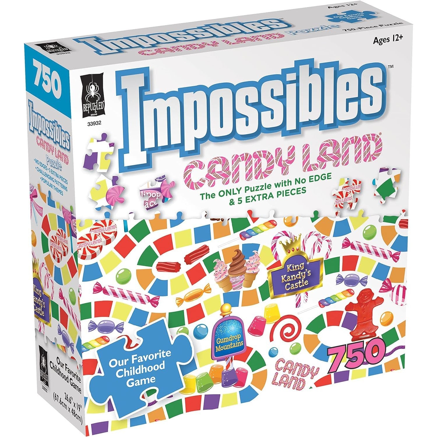 Candy Land Impossibles 750 Piece Jigsaw Puzzle BePuzzled