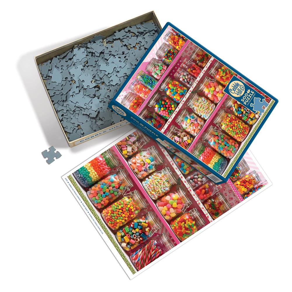 Candy Shelf 500 Piece Jigsaw Puzzle Cobble Hill