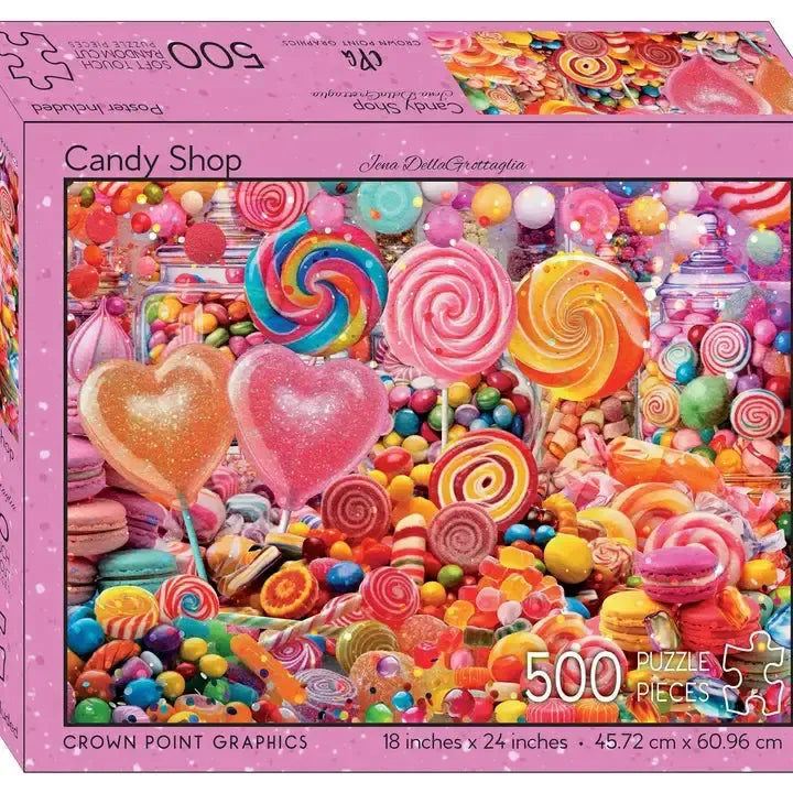 Candy Shop 500 Piece Soft Touch Jigsaw Puzzle Crown Point