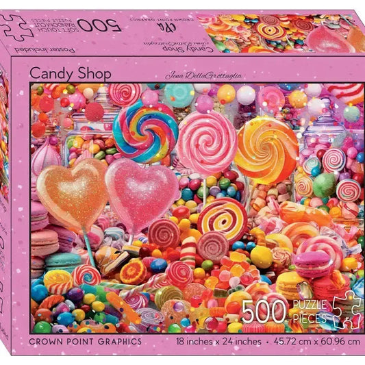 Candy Shop 500 Piece Soft Touch Jigsaw Puzzle Crown Point