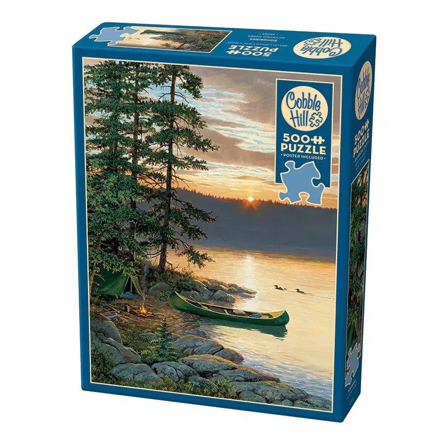 Canoe Lake 500 Piece Jigsaw Puzzle Cobble Hill