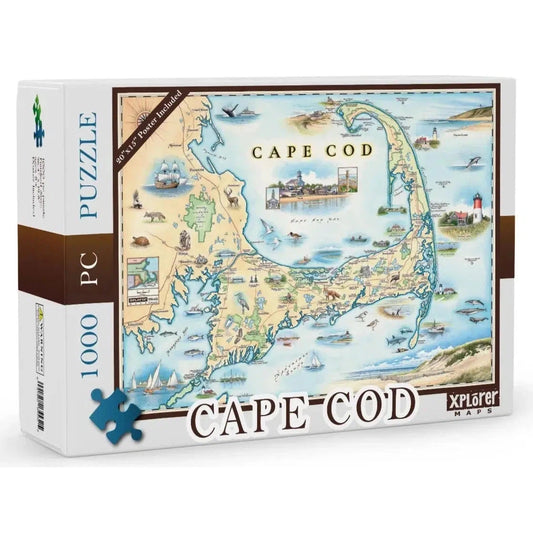 Cape Cod 1000 Piece Jigsaw Puzzle Xplorer Maps