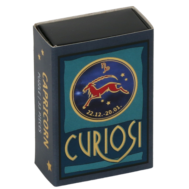 Capricorn Zodiac 33 Piece Mini Matchbox Jigsaw Puzzle Curiosi