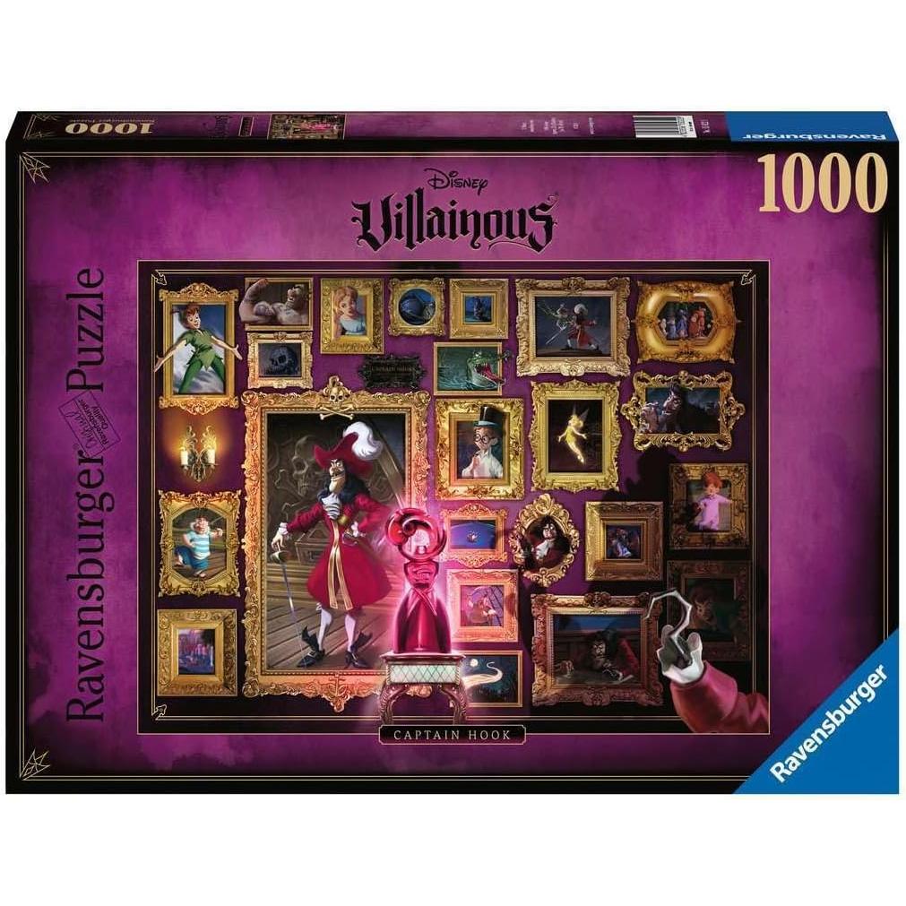 Captain Hook "Disney Villainous" 1000 Piece Jigsaw Puzzle Ravensburger