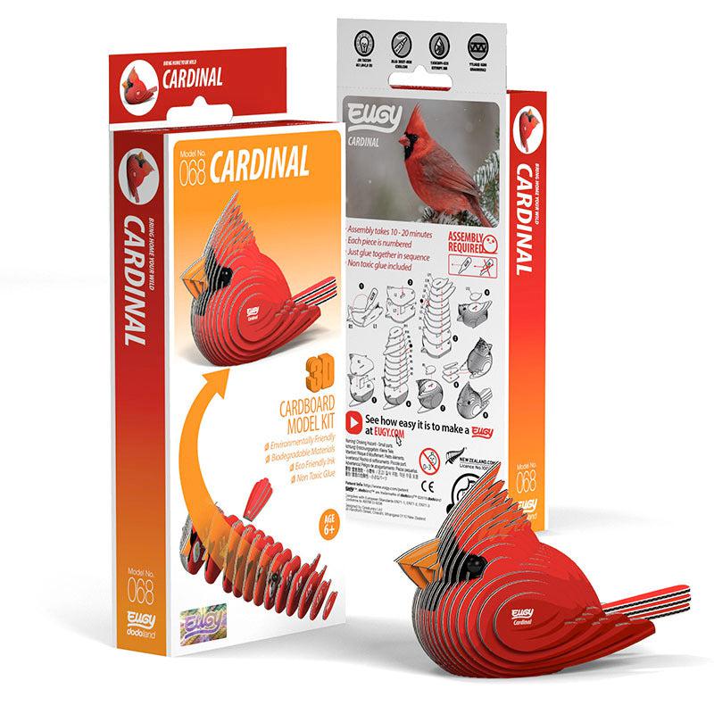 Cardinal 3D Cardboard Model Kit Eugy