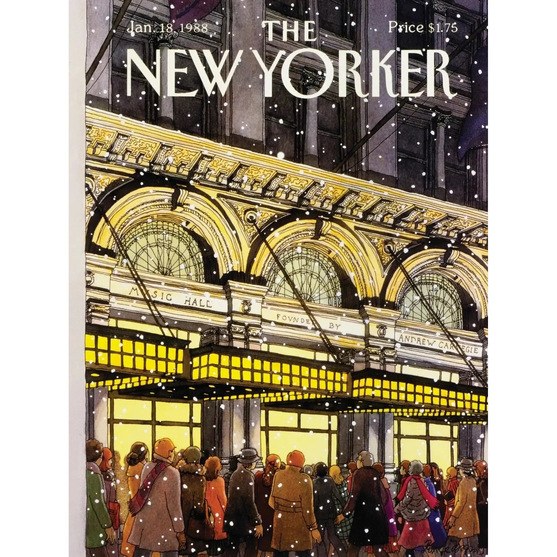 Carnegie Hall 1000 Piece Jigsaw Puzzle NYPC