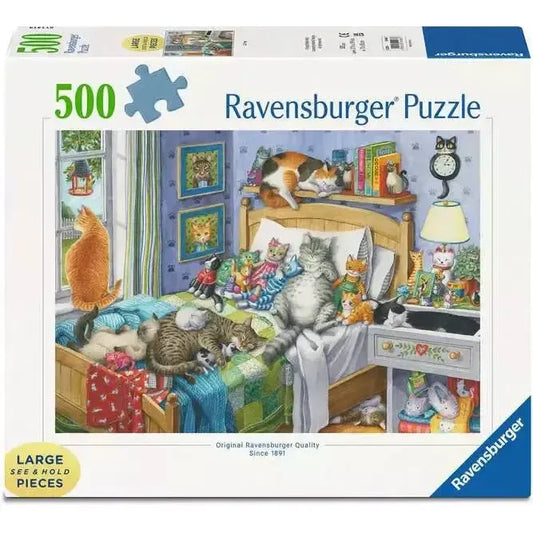 Cat Nap by Ingrid Slyder 500 Large Piece Jigsaw Puzzle Ravensburger