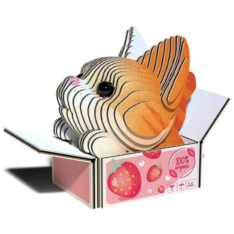 Cat Pumpkin 3D Cardboard Model Kit Eugy