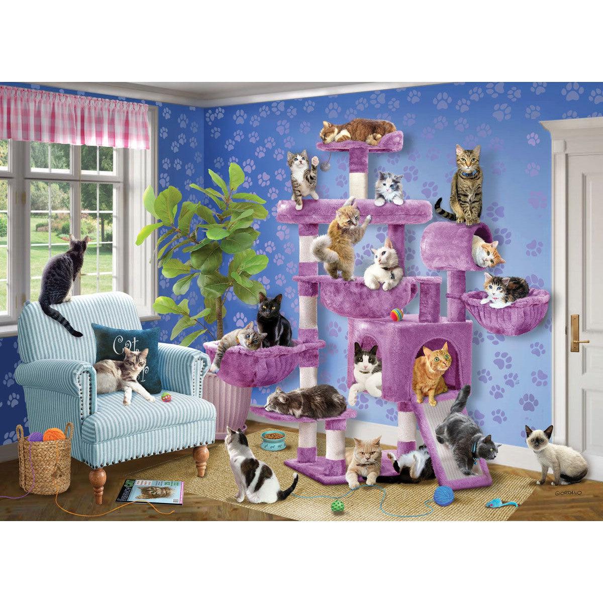 Cat Tree 300 Piece Jigsaw Puzzle Eurographics