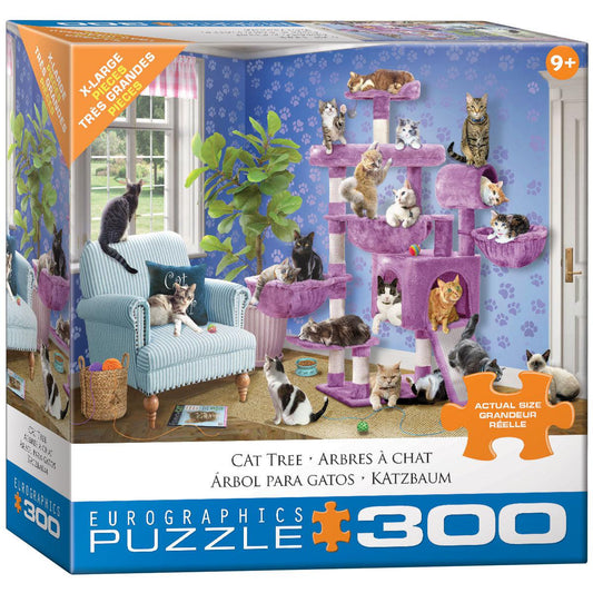 Cat Tree 300 Piece Jigsaw Puzzle Eurographics