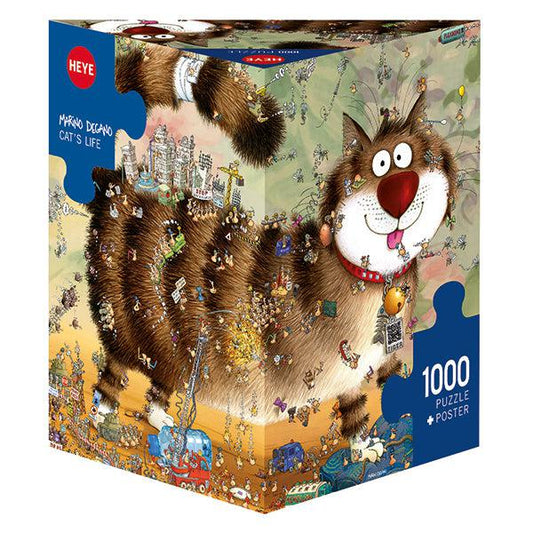 Cat's Life 1000 Piece Jigsaw Puzzle Heye