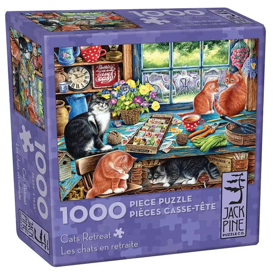Cats Retreat 1000 Piece Jigsaw Puzzle Jack Pine