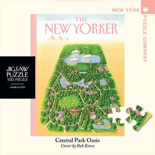 Central Park Oasis The New Yorker 100 Piece Mini Jigsaw Puzzle NYPC