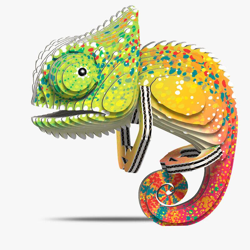 Chameleon 3D Cardboard Model Kit Eugy