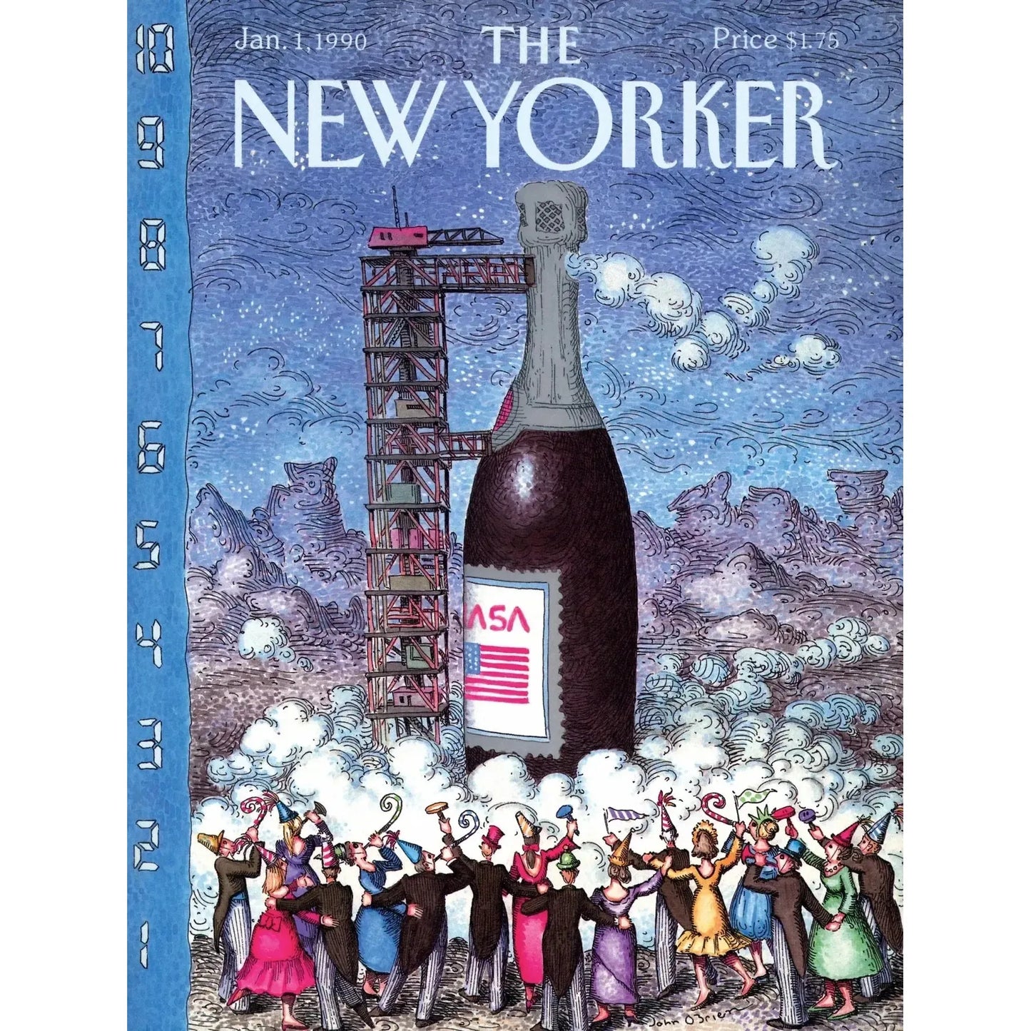 Champagne Countdown 1000 Piece Jigsaw Puzzle NYPC