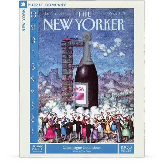 Champagne Countdown 1000 Piece Jigsaw Puzzle NYPC