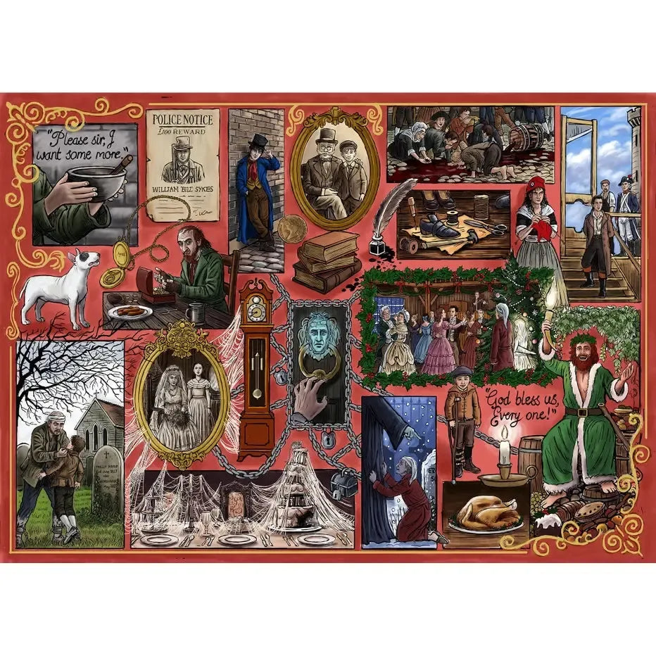 Charles Dickens 1000 Piece Jigsaw Puzzle Gibsons