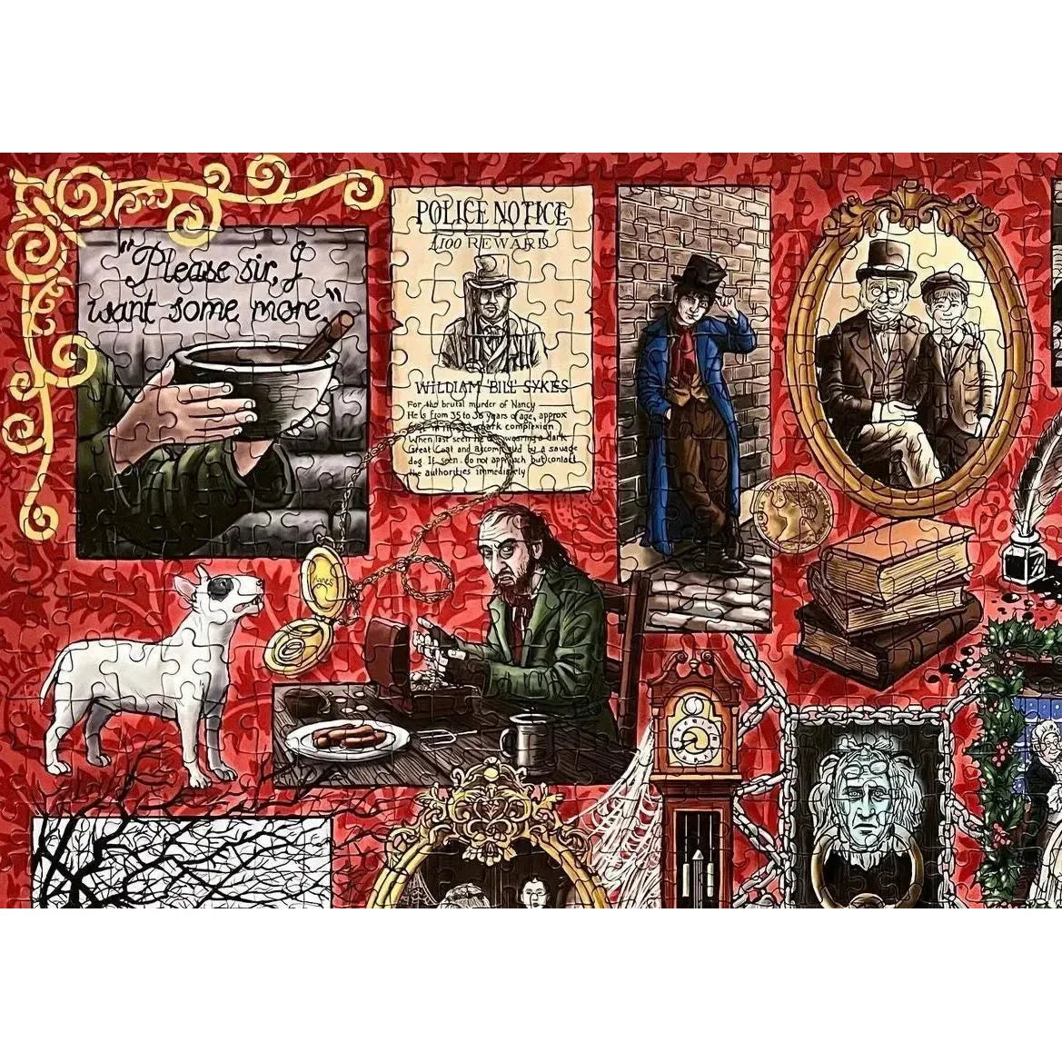 Charles Dickens 1000 Piece Jigsaw Puzzle Gibsons
