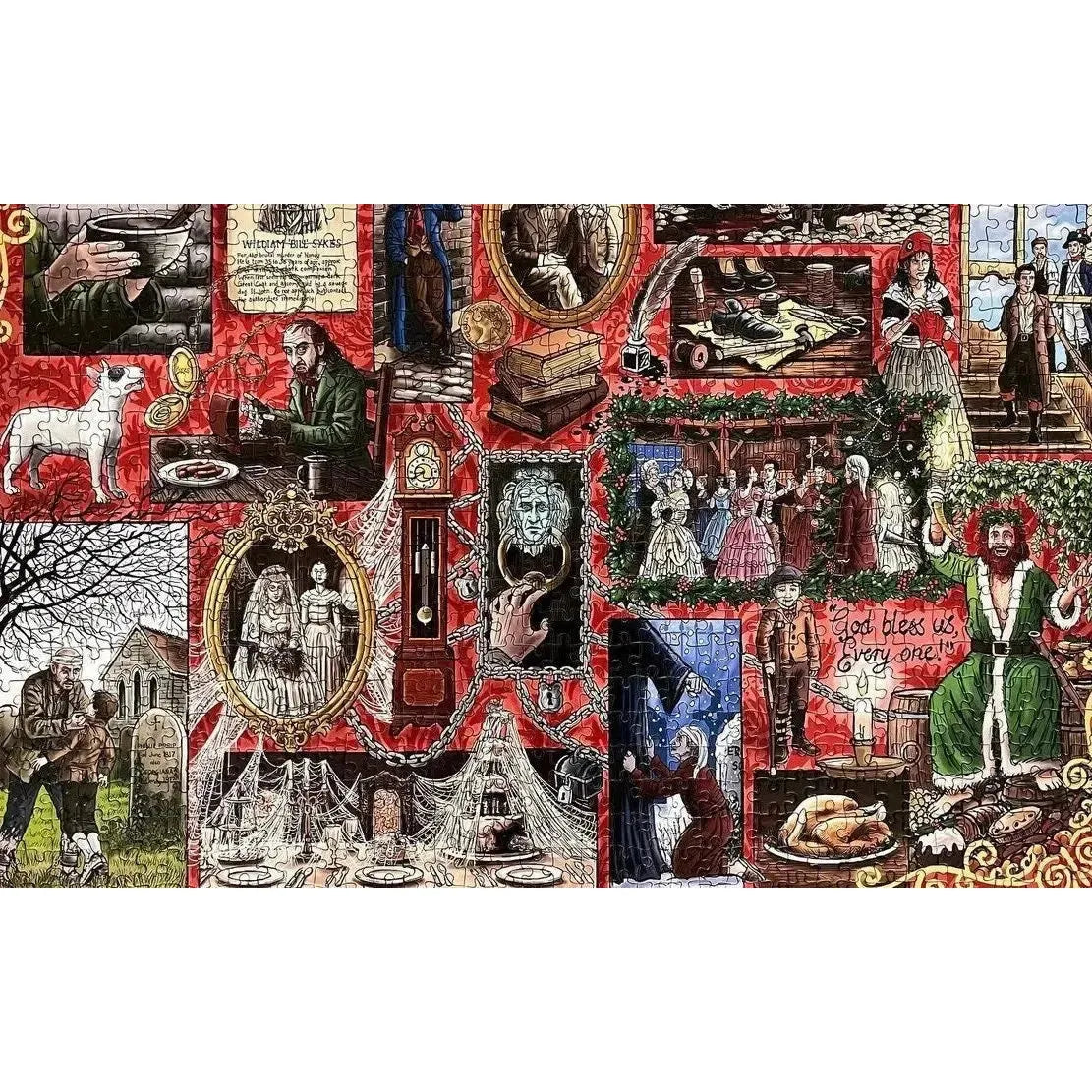Charles Dickens 1000 Piece Jigsaw Puzzle Gibsons