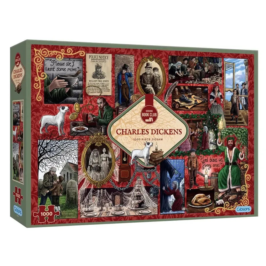 Charles Dickens 1000 Piece Jigsaw Puzzle Gibsons