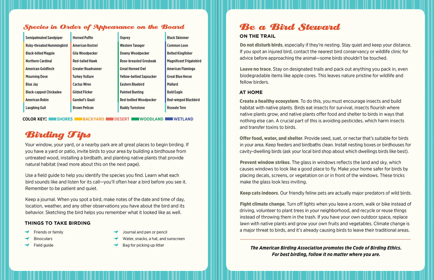 Charley Harper's Spot the Birds Board Game Pomegranate