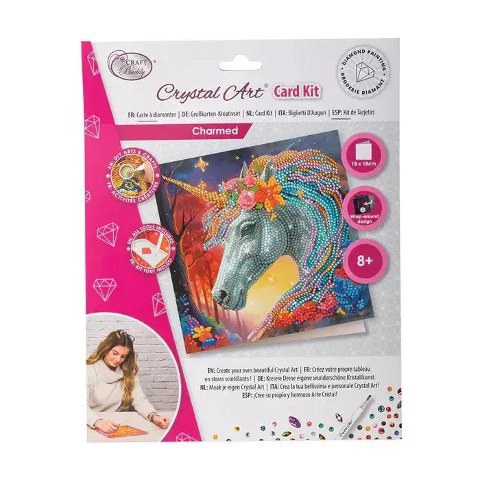 Charmed Crystal Art Card Kit Craft Buddy